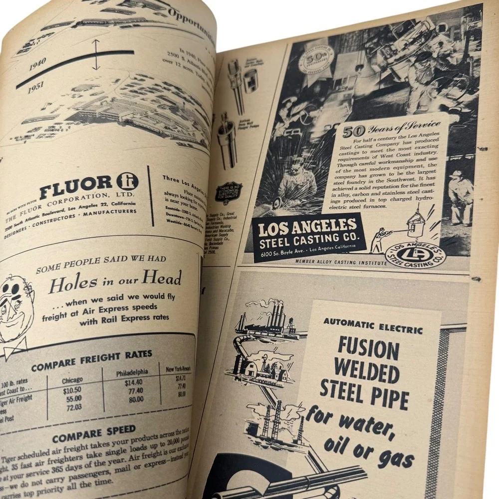 Los Angeles Times 1952‎ Midwinter Annual Magazine Part 5 California History VTG